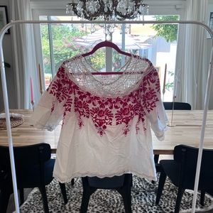 Off the shoulder top